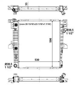 WILMINK GROUP wg1722994 -  Радиатор, охлаждение двигателя